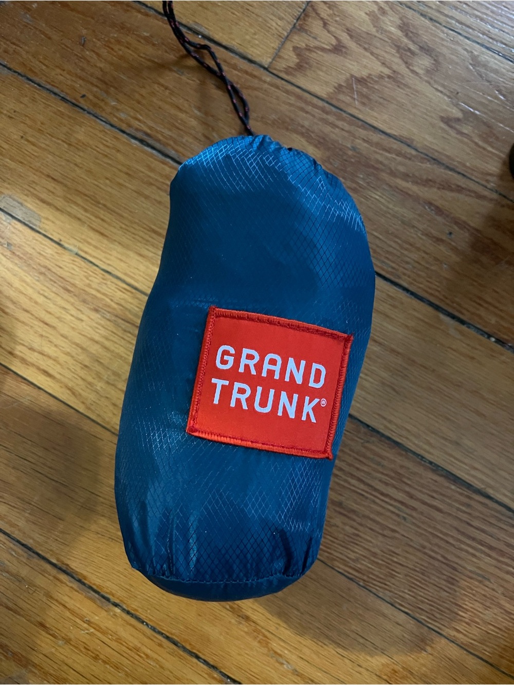 Grand Trunk Packable Hammock Stuff Sack - Navy with Red Patch